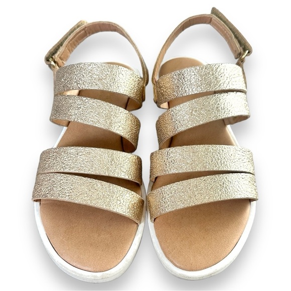 Giulia Palai Girls Gold Strap Slip On Sandals Size 13 - Picture 9 of 11